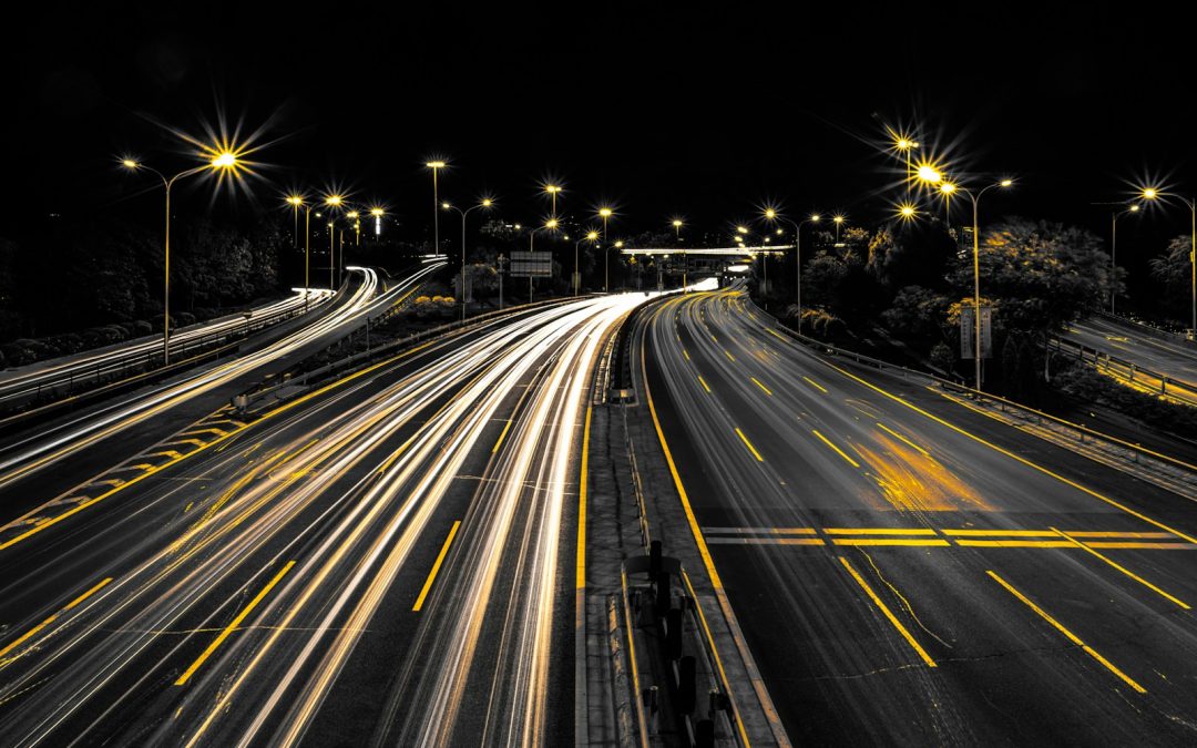 highway at night